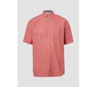 Regular Fit: Kurzärmeliges Twillhemd mit Button-Down-Kragen XXL Rosa 2167043.4291.XXL