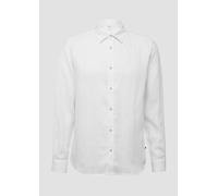 s.Oliver Regular Fit: Langarmhemd aus Leinen weiß L