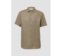 Regular Fit: Leichtes Kurzarmhemd aus 100% Leinen 3XL Grün 2165421.7880.3XL