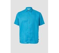 Regular Fit: Leichtes Kurzarmhemd aus 100% Leinen 5XL türkis 2167154.6259.5XL