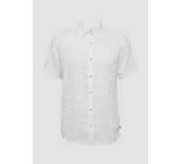 s.Oliver Regular Fit: Leichtes Kurzarmhemd aus 100% Leinen