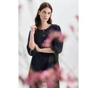 Regular fit Schlupfbluse Uni Blau 44 (60.132952-0019-44)