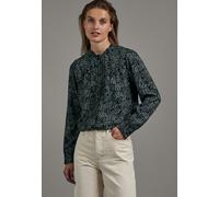 Regular fit Stehkragenbluse Floral Blau 48 (60.130461-0019-48)