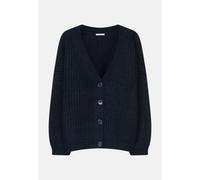 Regular Fit Strick-Jacke Uni Blau XS (60.527442-0019-XS)