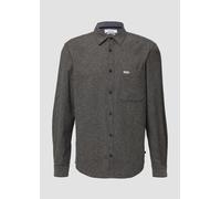 Regular Fit: Strukturiertes Hemd aus Baumwolle S schwarz 2170208.99K2.S