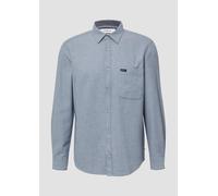 Regular Fit: Strukturiertes Hemd aus Baumwolle XXL blau 2170208.53K2.XXL