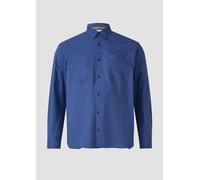 Regular Fit: Twillhemd mit Kentkragen und Brusttaschen 5XL blau 2172134.5527.5XL