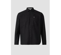 Regular Fit: Twillhemd mit Kentkragen und Brusttaschen 5XL schwarz 2172134.9999.5XL