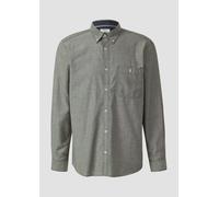 Regular Fit: Weiches Chambray-Hemd mit Button-Down-Kragen L Grün 2172004.7938.L