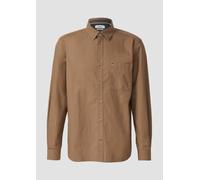 Regular Fit: Weiches Hemd mit feiner Struktur S braun 2168128.8623.S