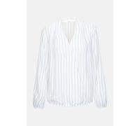 Regular fit Wickelbluse Streifen Blau 36 (60.127573-0012-36)