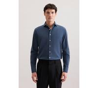 Seidensticker Flanellhemd Herren Regular Fit Baumwolle blau, 43