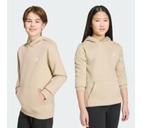 Kapuzensweatshirt ADIDAS ORIGINALS "REGULAR HOODIE", Mädchen, Gr. 128, beige (khaki three), Obermaterial: 70% Baumwolle, 30% Polyester, normal, Rundhals, angesetztes Bündchen, Sweatshirts, für Kinder,