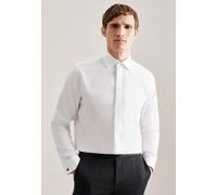 Smokinghemd SEIDENSTICKER "Regular" Gr. 47, normale Ärmellängen, weiß Herren Hemden (33197868-47) weiß