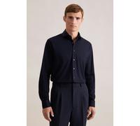 Seidensticker Jerseyhemd Herren Regular Fit Baumwolle blau, 40