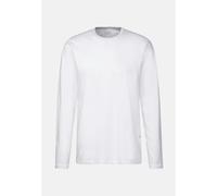 Regular Langarmshirt Uni Weiß S (12.100003-0001-S)
