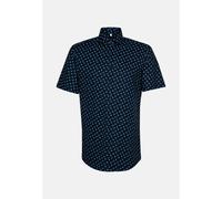 Regular Oxfordhemd Print Blau 41 (01.198711-0019-41)