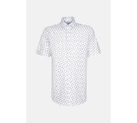 Regular Oxfordhemd Print Weiß 40 (01.198711-0001-40)