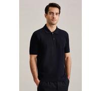 Poloshirt SEIDENSTICKER "Regular" Gr. L, blau (dunkelblau) Herren Shirts Kurzarm Kragen Uni (16936734-L)