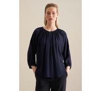 Regular Shirtbluse Uni Blau 44 (60.135871-0018-44)