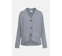 Regular Strick-Jacke Uni Grau M (60.531335-0030-M)