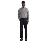 Chinohose GANT "REGULAR TWILL CHINOS" Gr. 34, Länge 34, schwarz (black) Herren Hosen (36612846-34) black