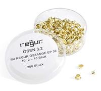 REGUR® Ösen Durchmesser: 4mm Länge: 3,2mm Messing 250 St./Pack.