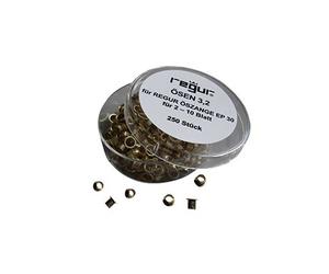 REGUR® Ösen Durchmesser: 4mm Länge: 3,2mm Messing 250 St./Pack.