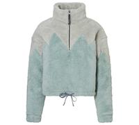 Rehall - Women's Lauren - Fleecepullover, Gr. L, grau/türkis (StormySea)