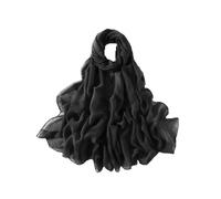 REHJJDFD Baumwoll-Leinen-Schal für Damen, Mädchen, Studenten, Herbst, klassisch, einfarbig, Retro-Schal, weiche Viskose, Damen-Wickelschals, dunkelgrau, One size