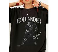 Reibudraws Men's Shane Hollander Hockey Romance Heated Rivalry Rap Tee - Signature Print Casual T-Shirt, Round Neck Short Sleeve Top Suitable for Shan