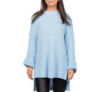 Reichstadt Damen Oversized Strickpullover 25RSW067 Baby Blue One Size