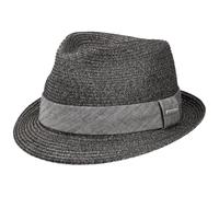 Reidton Toyo Trilby Strohhut by Stetson anthrazit S (54-55 cm)