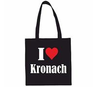 Reifen-Markt Tasche I Love Kronach Größe 38x42 Farbe Schwarz Druck Weiss