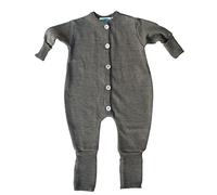 Reiff Baby Overall/Schlafanzug Frottee, 70% Merino-Schurwolle kbT. / 30% Seide (50/56, fels)