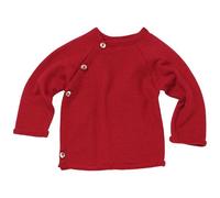 Reiff Schlüttli Wickelpullover Jacke Uni Wolle/Seide (rot, 50/56)
