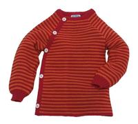 Reiff Ringelschlüttli Merinowolle burgund-cayenne 86/92