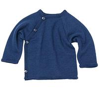 Reiff Strickwaren Babyjäckchen Schlüttli Wolle Seide marine Gr.62-68