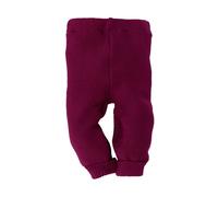 Reiff Strickwaren Baby Hose Schlüttli Bio-Merinowolle Fleece beere Gr.62-68