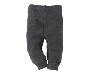 Reiff Strickwaren Baby Hose Schlüttli Bio-Merinowolle Fleece fels Gr.74-80