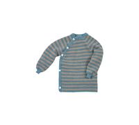 Reiff Strickwaren Baby Jacke Schlüttli Bio-Merinowolle aqua-savanne Gr.62/68