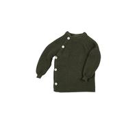 Reiff Strickwaren Baby Jacke Schlüttli Bio-Merinowolle wald Gr.62/68