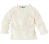 Reiff Strickwaren Baby Jacke Schlüttli Wolle Seide natur Gr.50-56