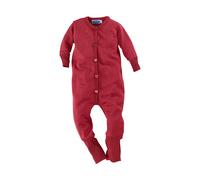 Reiff Strickwaren Baby Overall Wolle Seide burgund Gr.62/68