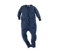 Reiff Strickwaren Baby Overall Wolle Seide marine Gr.86/92