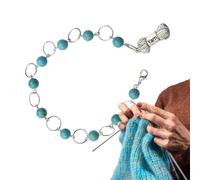 Reihenzähler zum Stricken,Zahlenstichmarker - Reihenzähl-Zahlenperlen-Stichmarker | Praktischer Strickreihenzähler, Häkelzubehör zum Weben, von handgefertigtem Schmuck