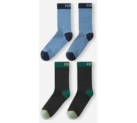 Reima 2 Paar Woll Kindersocken Parit Blau 22-25
