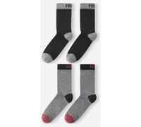 Reima 2 Paar Woll Kindersocken Parita Grau