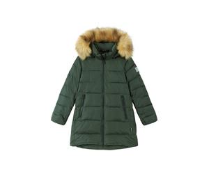 Reima Girls Lunta Winter Jacket Kinder Outerwear - Thyme Green - 140