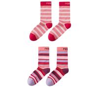 Reima - Kid's Parit Stripe Socks - Merinosocken, Gr. 38-41, rosa (RoseBlush)